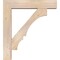 Ekena Millwork Balboa Block Smooth Bracket w/ Offset Brace, Douglas Fir, 7 1/2"W x 36"D x 40"H BKT0806X36X40BOA05SDF - alternate 4